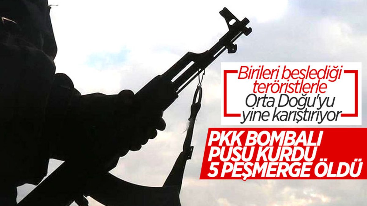 Dohuk'ta terör örgütü PKK'nın kurduğu tuzakta 5 Peşmerge öldü