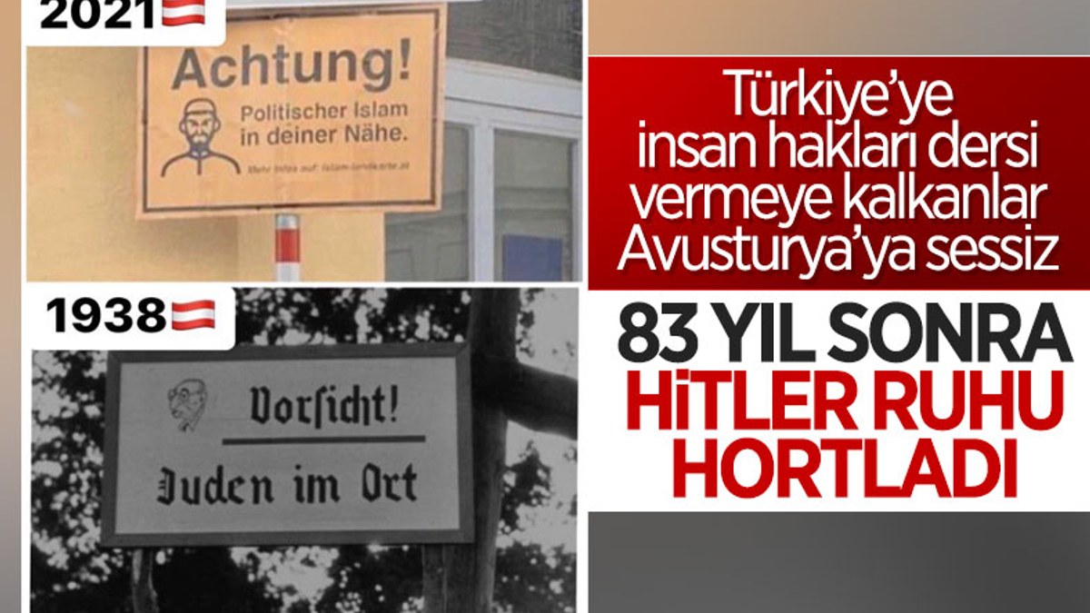 Avusturya’da Müslümanlara karşı ırkçı tabelalar