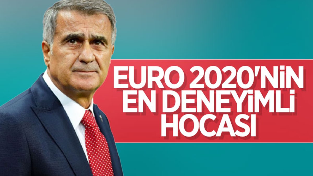 EURO 2020'de en deneyimli hoca Şenol Güneş