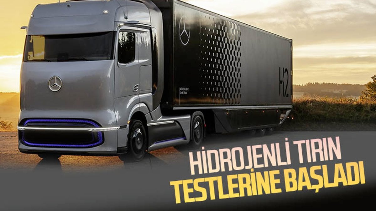 Daimler'in hidrojen yakıtlı kamyonu testlere başladı