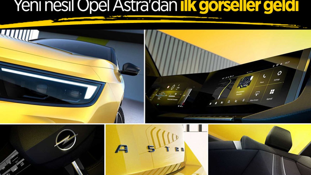 2022 Opel Astra'nın tasarımını gösteren ilk ipucu görselleri