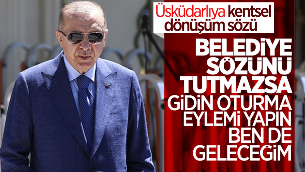 Cumhurbaşkanı Erdoğan'dan vatandaşa kentsel dönüşüm mesajı