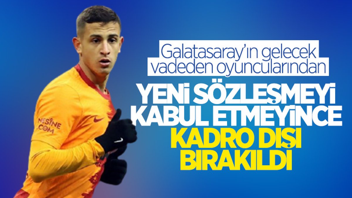 Galatasaray'da Bartuğ Elmaz kadro dışı bırakıldı