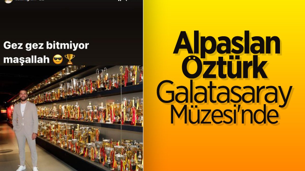 Alpaslan Öztürk, Galatasaray Müzesi'ni ziyaret etti