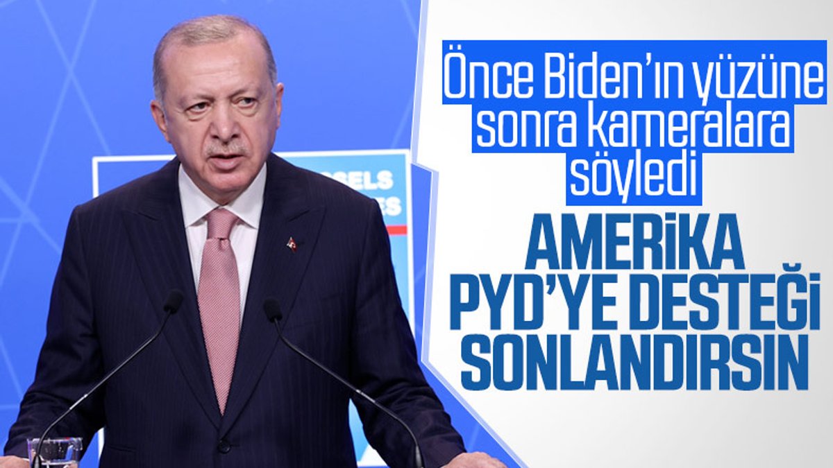 Cumhurbaşkanı Erdoğan: Terör örgütlerine verilen destek sonlandırılmalı