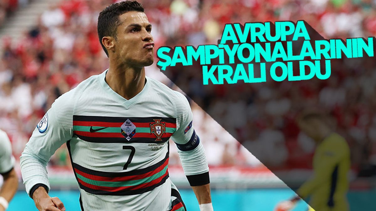 Ronaldo, Avrupa Şampiyonalarında gol kralı oldu