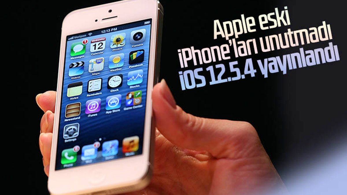 Eski iPhone'lar için iOS 12.5.4 yayınlandı