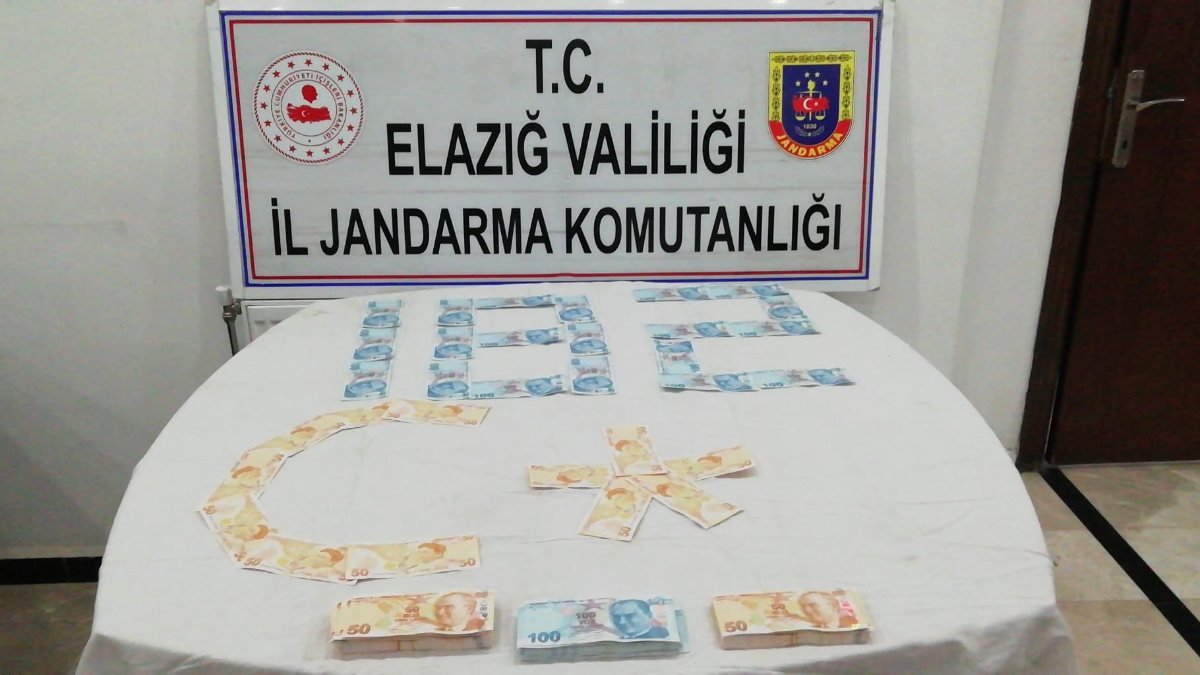 Elazığ'da havalimanı polisi, sahte para ele geçirdi