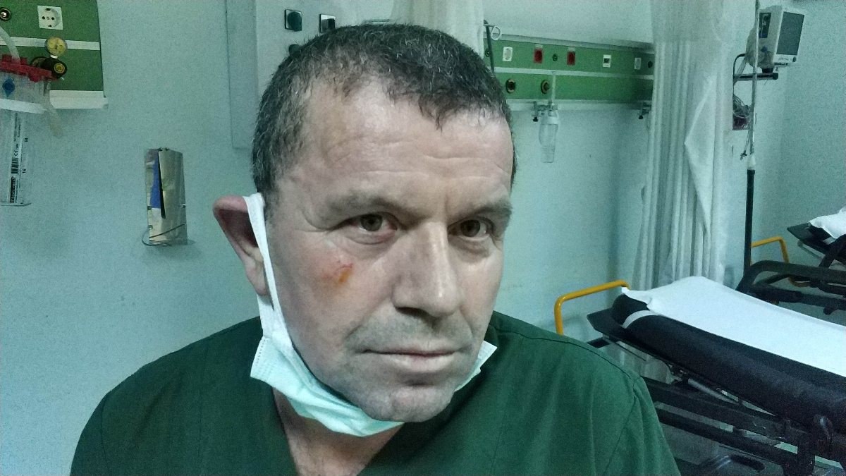 Samsun'da sağlık çalışanına yumruklu saldırı