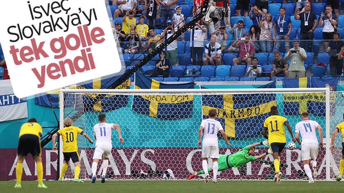 İsveç, Slovakya'yı tek golle mağlup etti