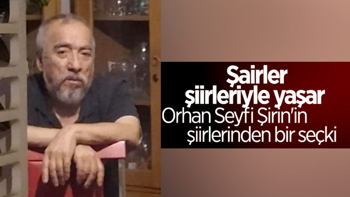 Hayatını kaybeden şair Orhan Seyfi Şirin'in şiirlerinden derleme