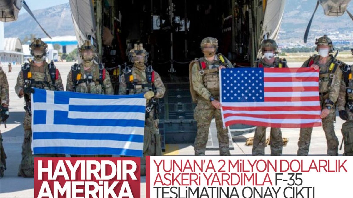 ABD'den, Yunanistan'a askeri yardıma onay
