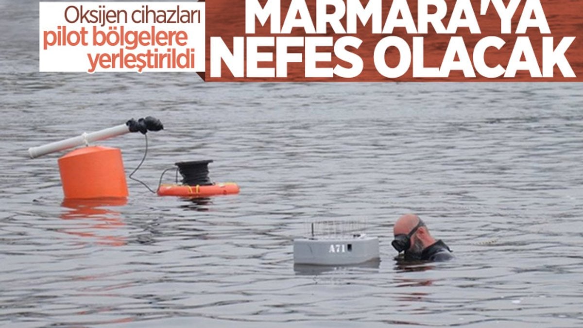 Marmara Denizi'ne müsilaja karşı oksijen verilecek