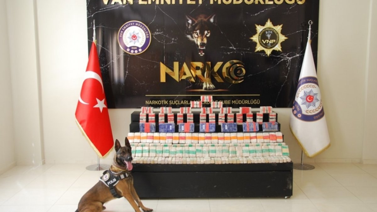 Van'da 205 kilo 240 gram eroin ele geçirildi