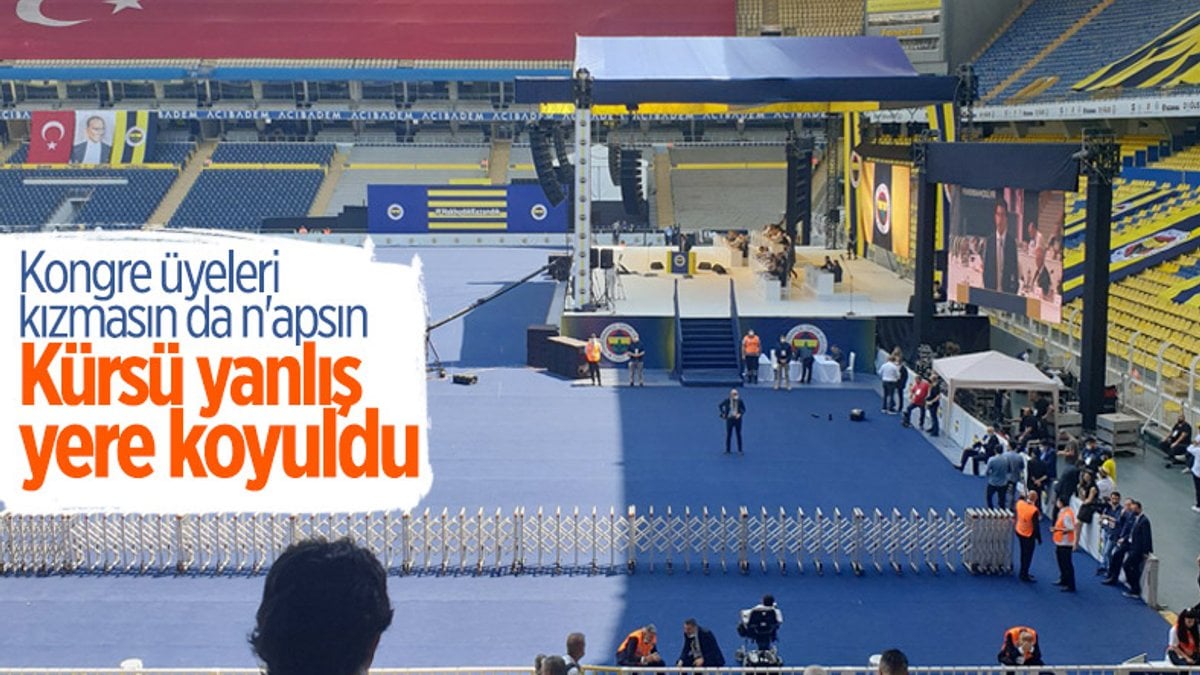 Fenerbahçe'de platformun kurulduğu yer tepki çekti