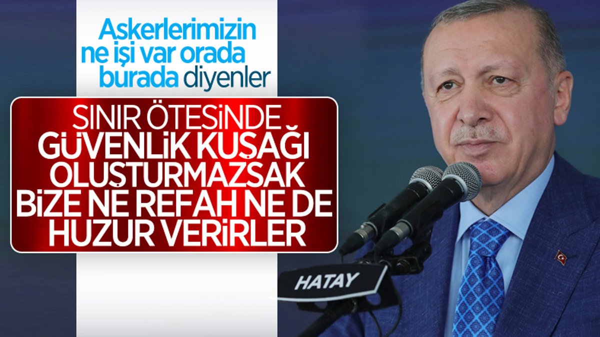 Cumhurbaşkanı Erdoğan'dan, güvenlik kuşağı vurgusu