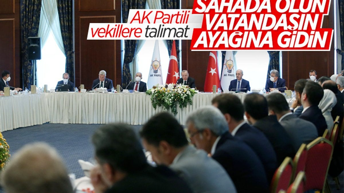 Cumhurbaşkanı Erdoğan'dan milletvekillerine sahada olun talimatı