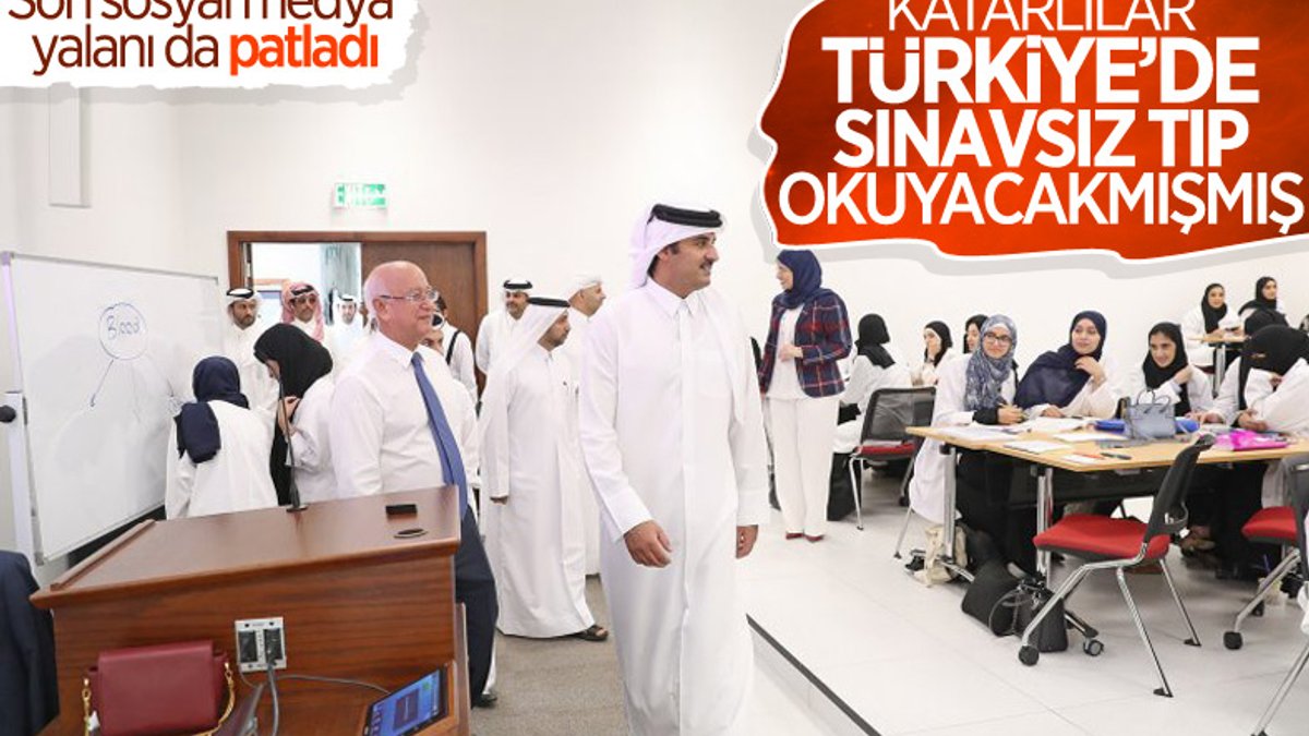 Katar Türkiye'de sınavsız öğrenci okutacak iddiası yalan çıktı