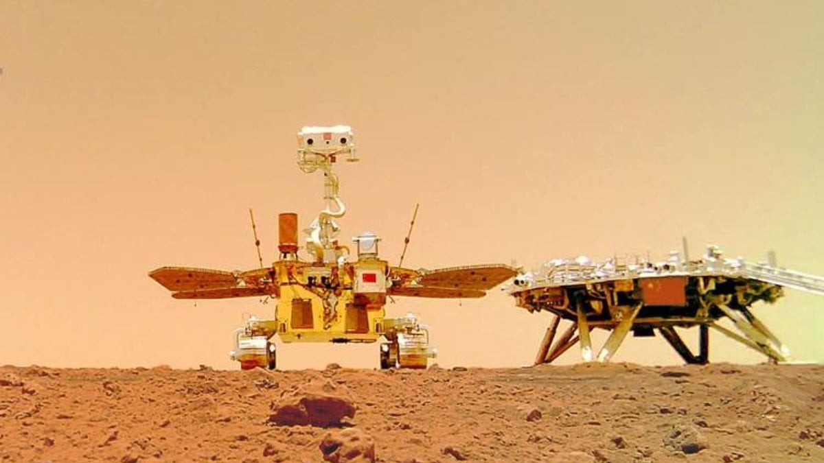Çin Zhurong uzay aracının Mars'tan gönderdiği videolar paylaştı