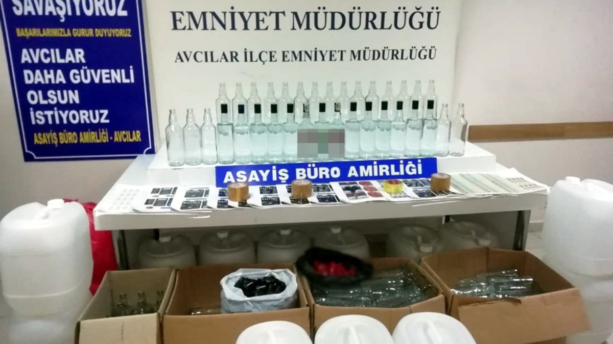 İstanbul'da mahallelinin aldığı koku, kaçak içki imalathanesini ele verdi