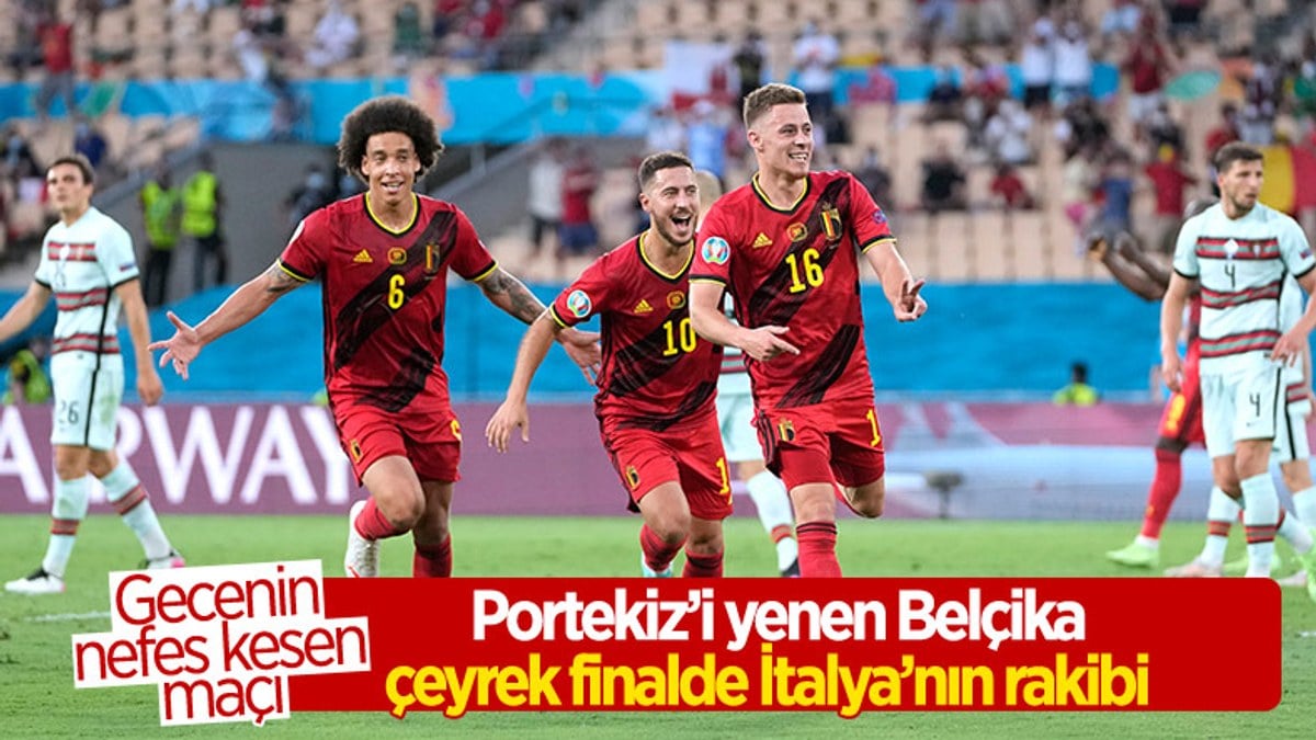 Belçika, Portekiz'i tek golle mağlup etti