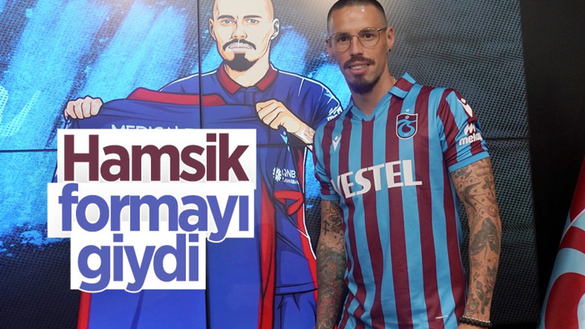Trabzonspor'da Hamsik imzayı attı