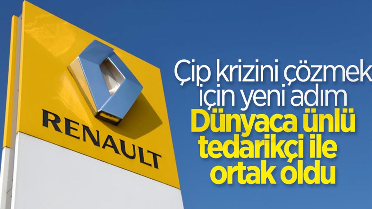 Renault, çip krizini çözmek için STMicroelectronics ile ortak oldu