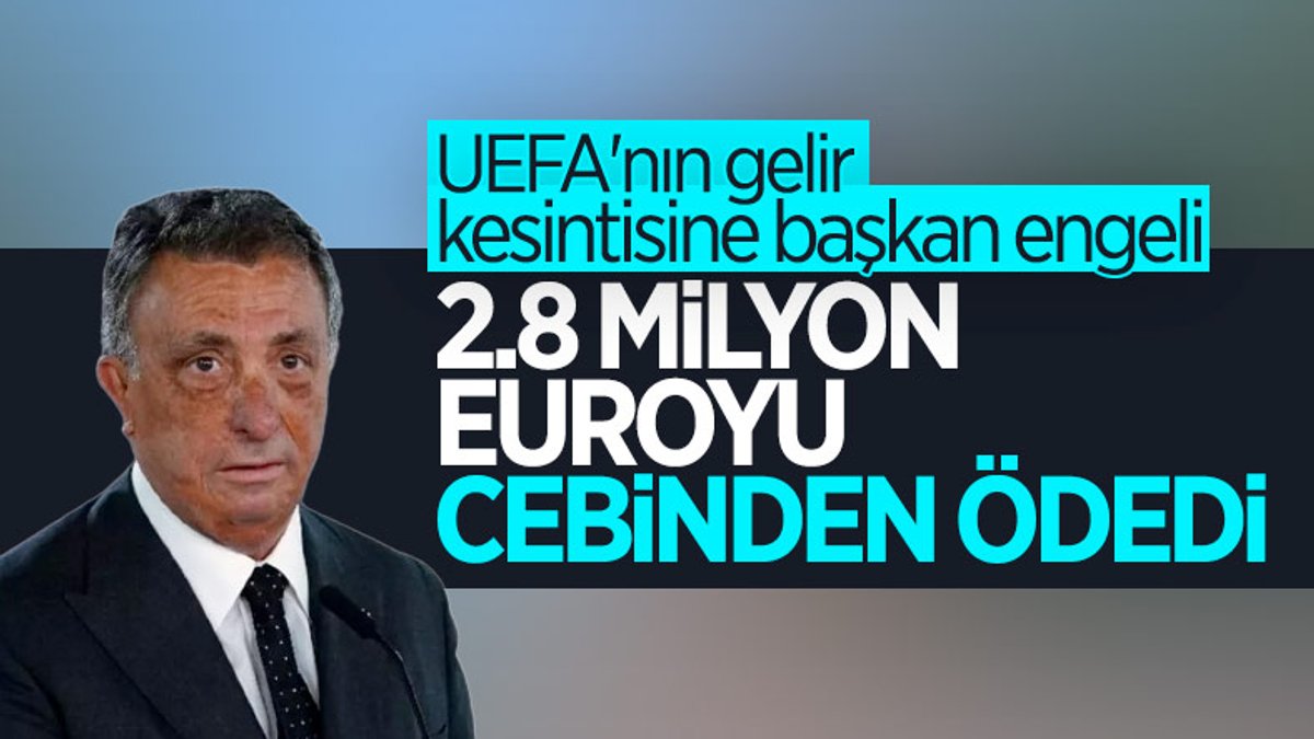 Beşiktaş'ta UEFA krizini Ahmet Nur Çebi çözdü