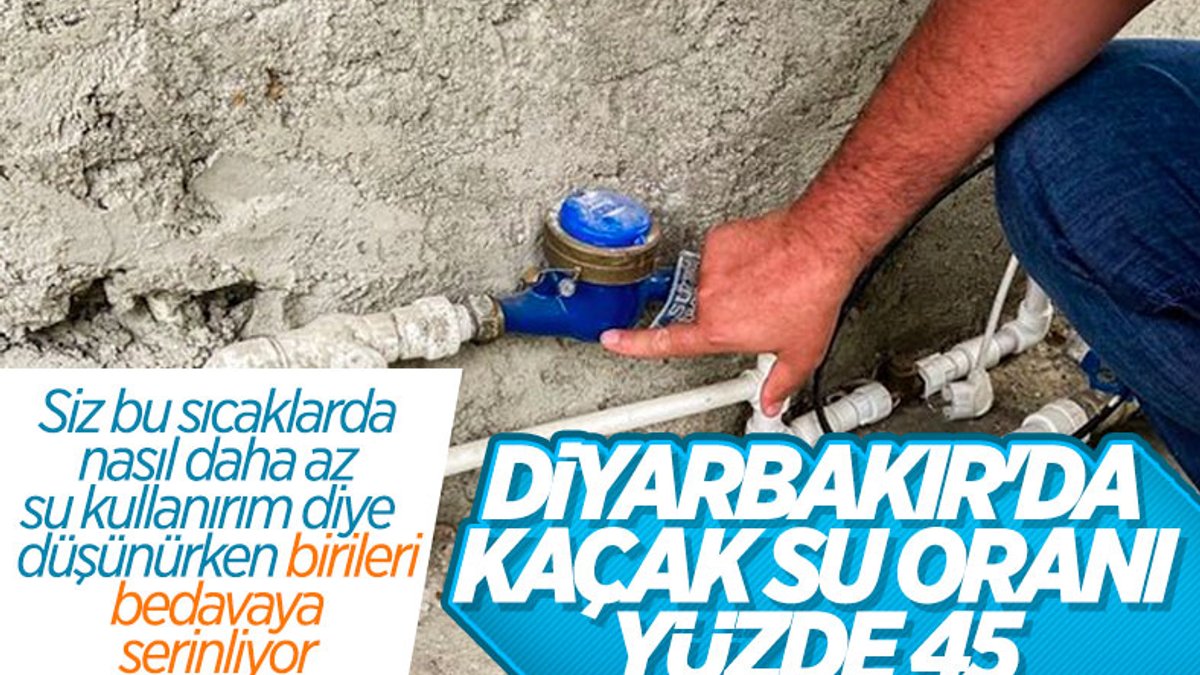 DİSKİ Genel Müdürü Tutşi: Diyarbakır'da kaçak su kullanımı yüzde 45