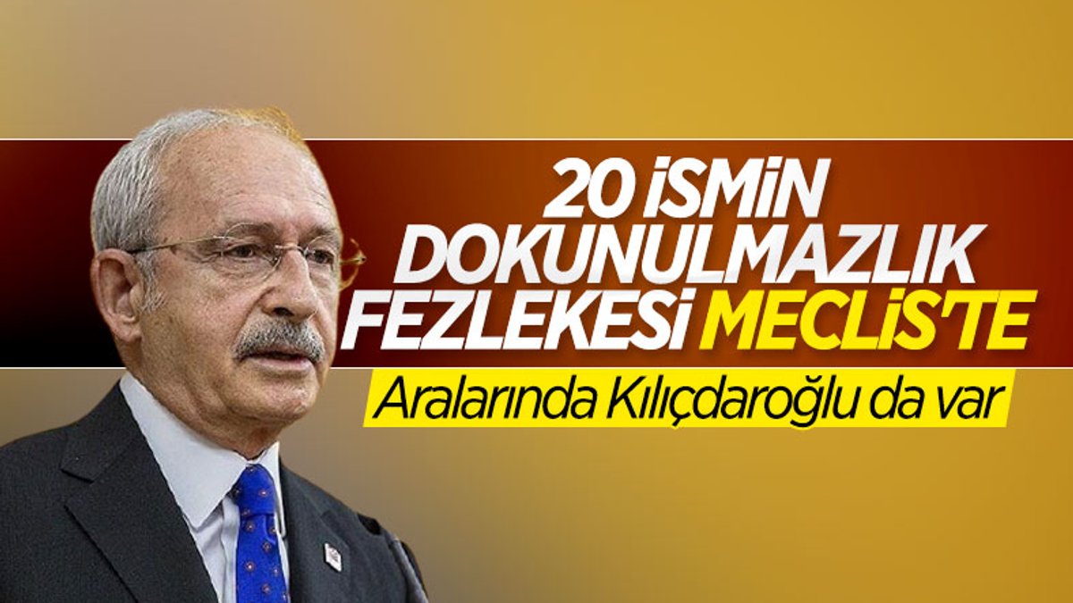Kemal Kılıçdaroğlu'nun dokunulmazlık fezlekesi Meclis'te
