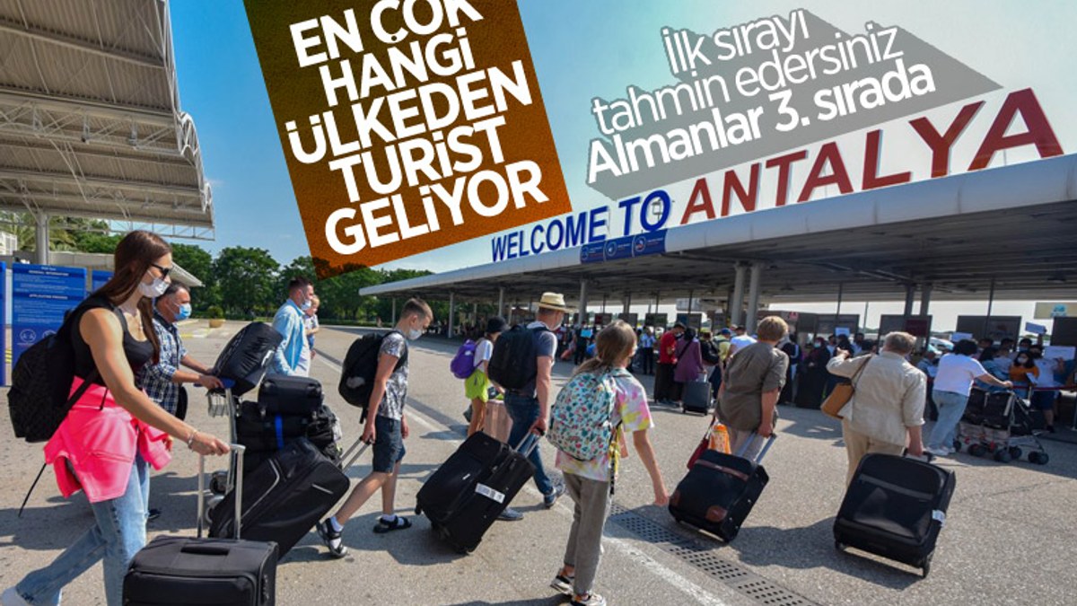 Antalya, turist akınına uğruyor