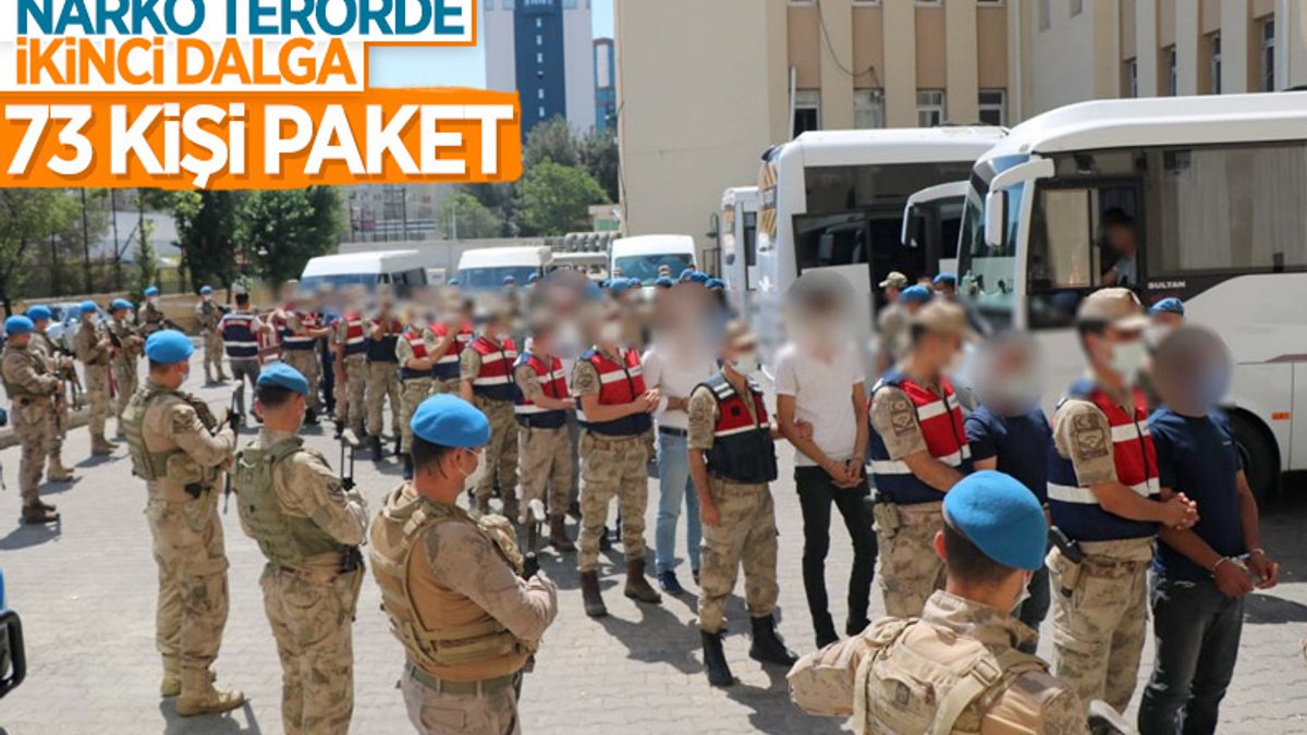 Diyarbakır'da narko-terör operasyonu: 73 gözaltı