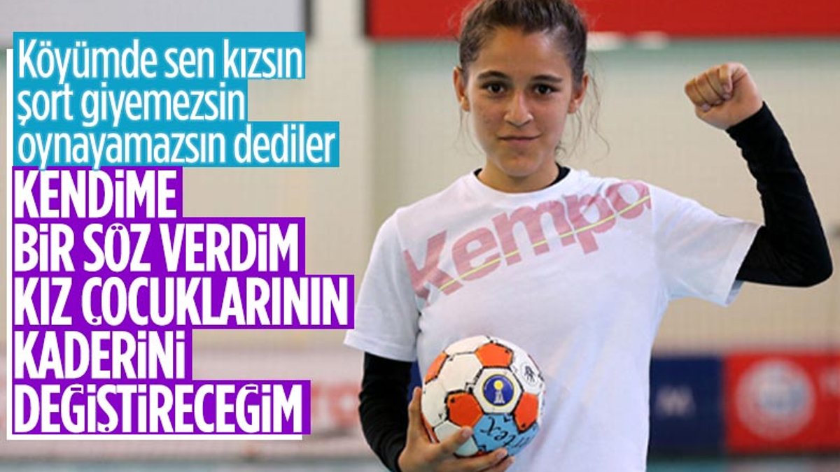 Şanlıurfalı minik hentbolcu Merve Akpınar: Köyümdeki kız çocuklarının kaderini değiştireceğim