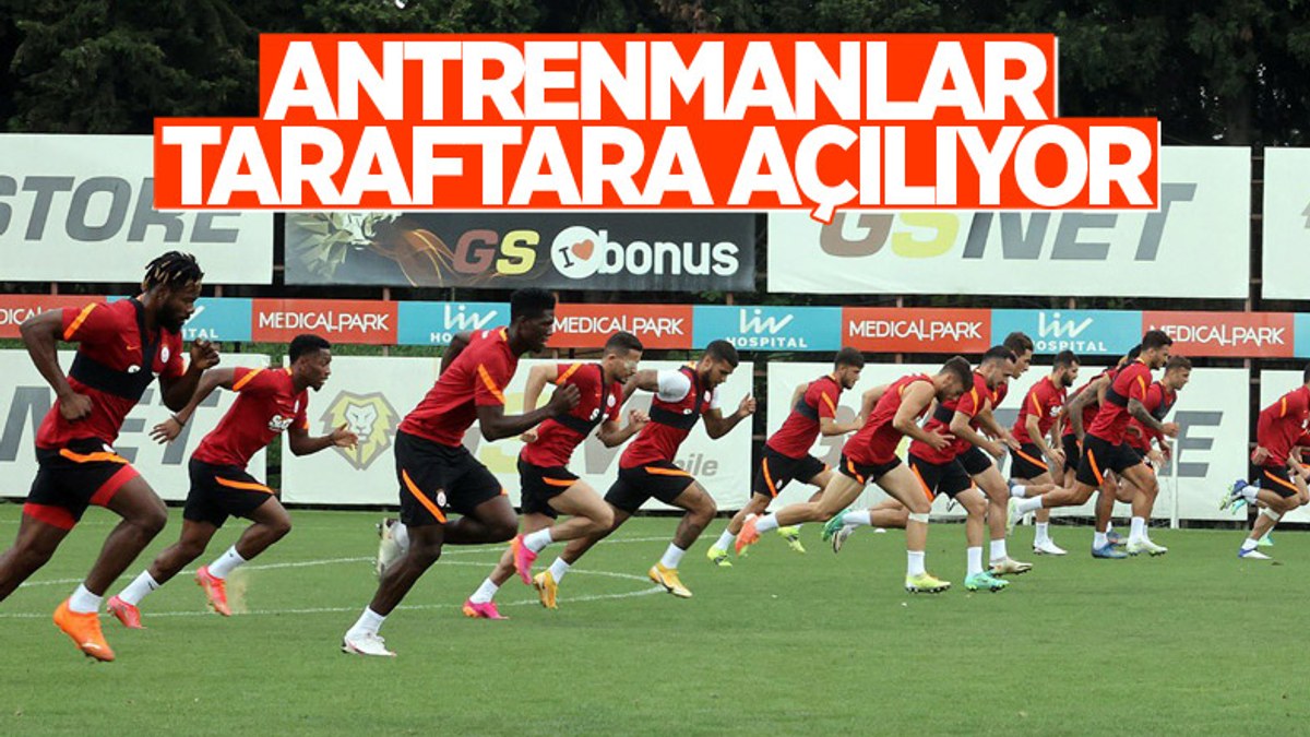 Galatasaray antrenmanları taraftarlarına açıyor