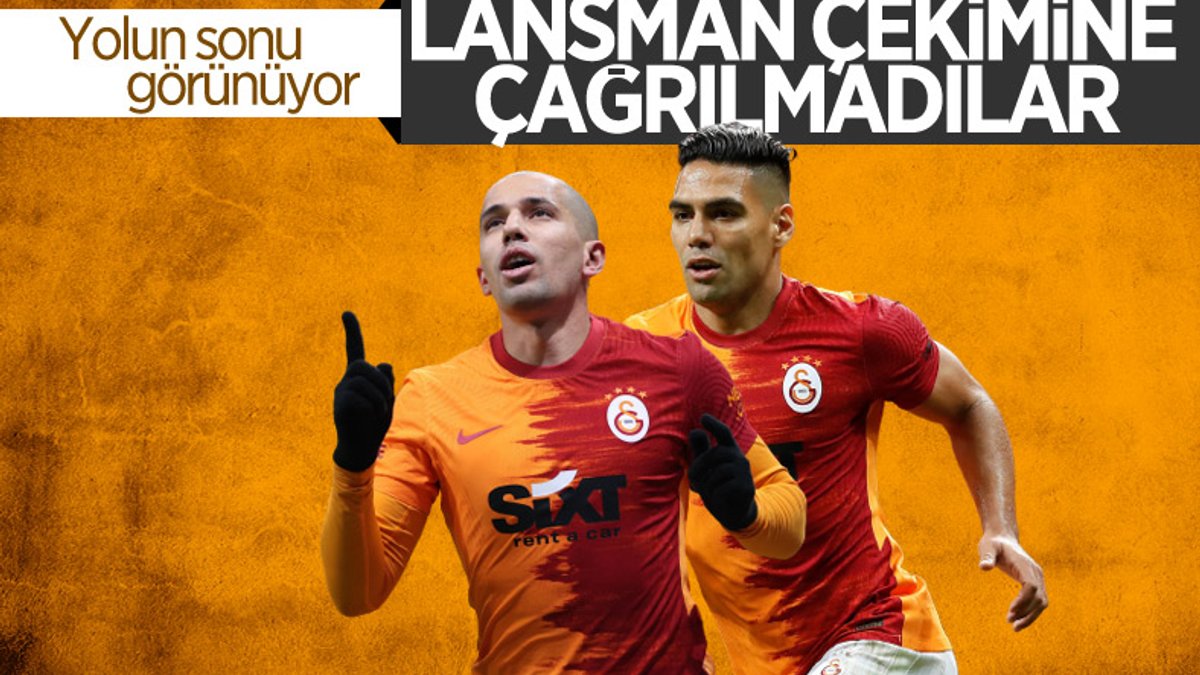 Galatasaray'da lansman çekimine Falcao ve Feghouli alınmadı