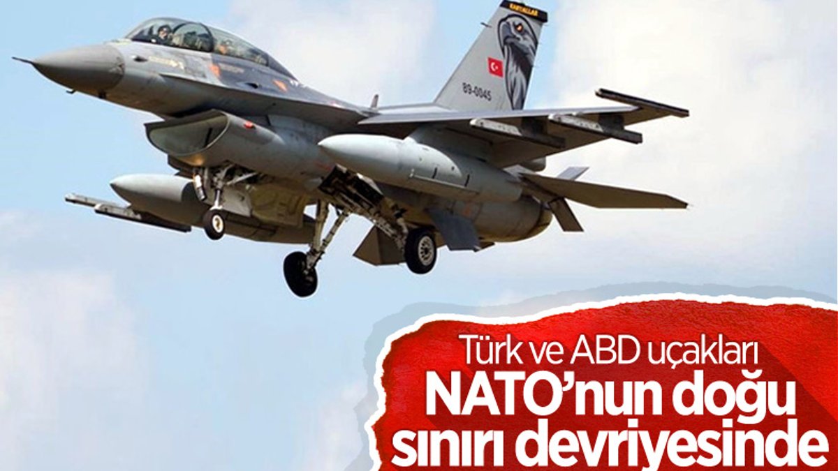 Türk ve ABD jetlerinden Polonya ve İzlanda'da NATO devriyesi