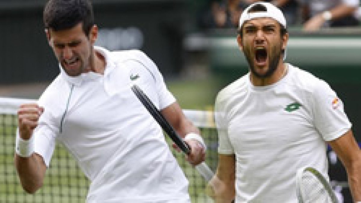 Wimbledon'da finalin adı Djokovic-Berrettini