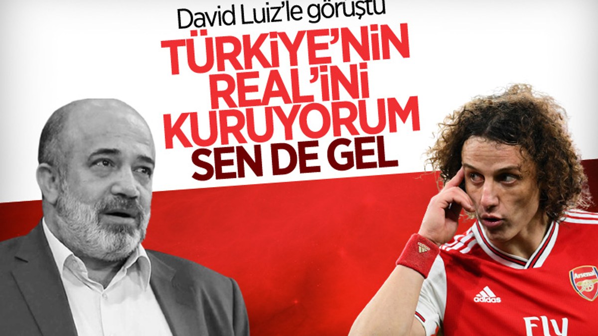 Murat Sancak, David Luiz'le görüştü