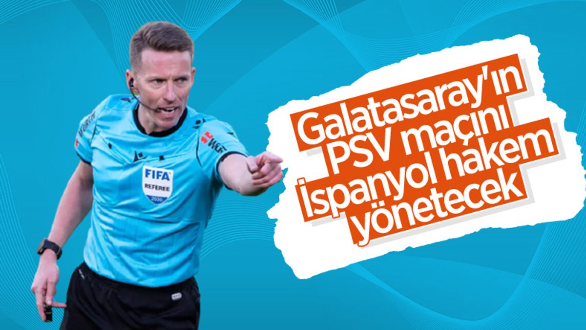PSV-Galatasaray maçını Alejandro Hernandez yönetecek