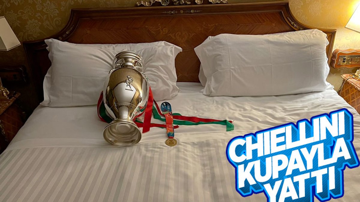 Chiellini, EURO 2020 kupasıyla uyudu