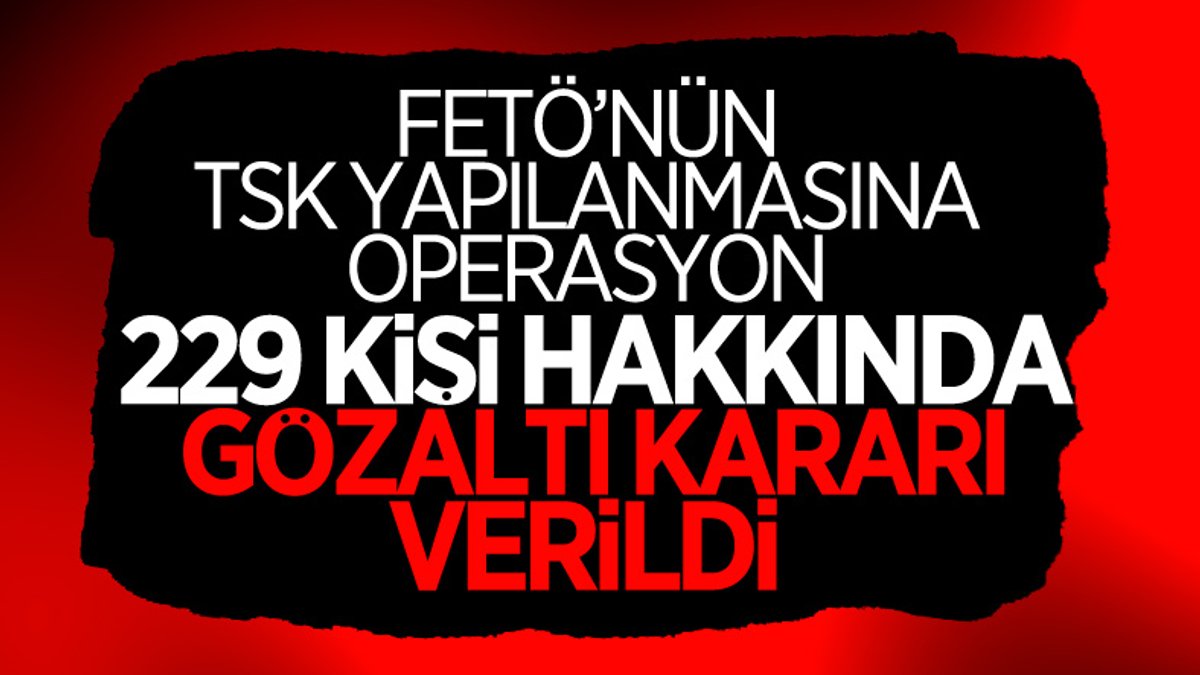 İzmir merkezli 47 ilde FETÖ operasyonu