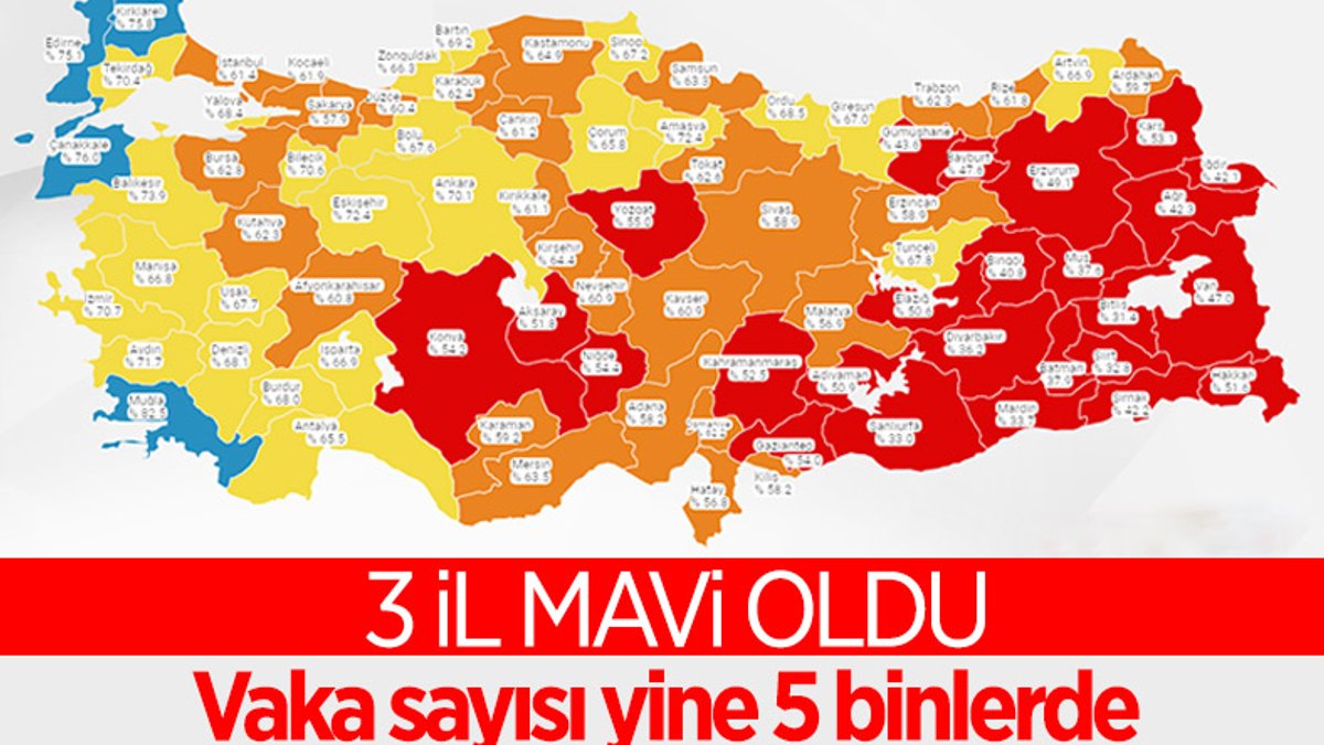 12 Temmuz Türkiye'de koronavirüs tablosu ve aşı haritası