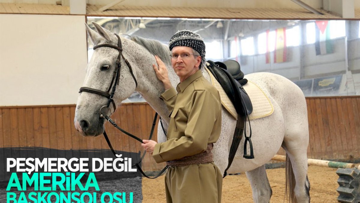 ABD'li Başkonsolos Rob Waller, Erbil'e Peşmerge kıyafetiyle veda etti