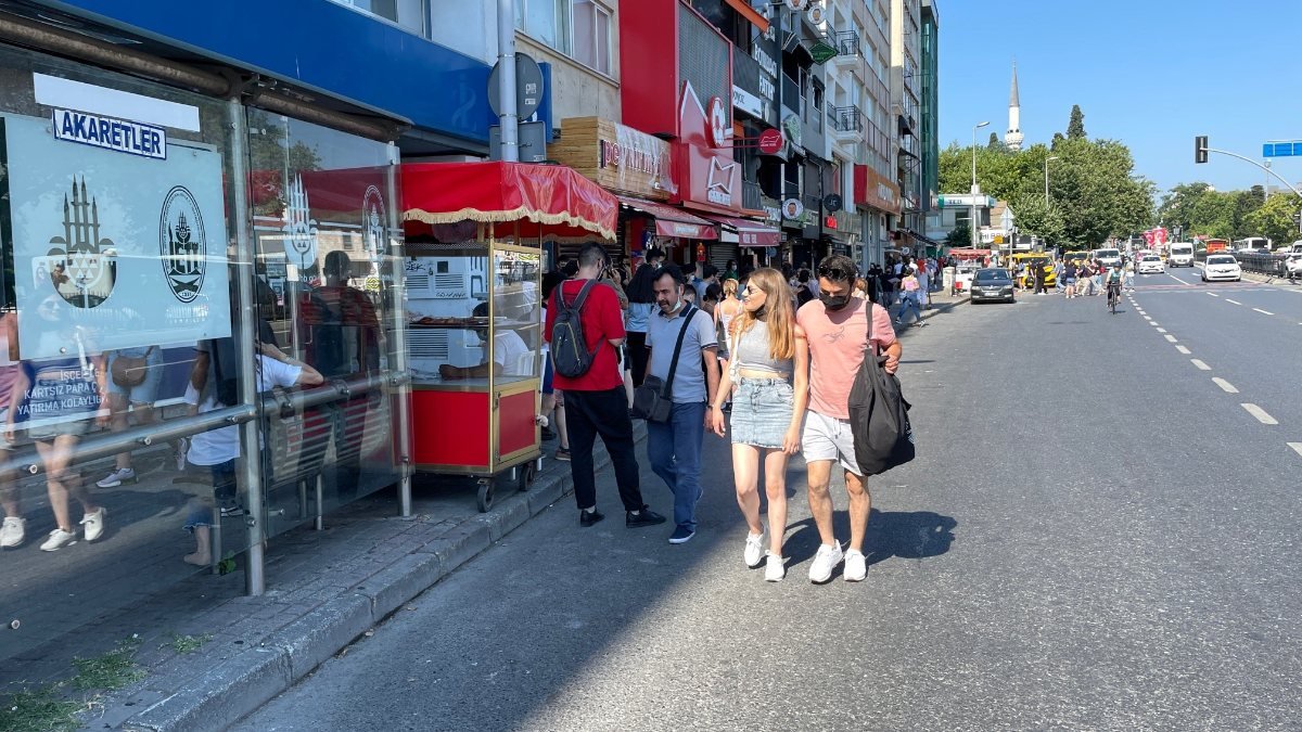 Beşiktaş'ta ters İETT durağı şaşkınlık uyandırdı