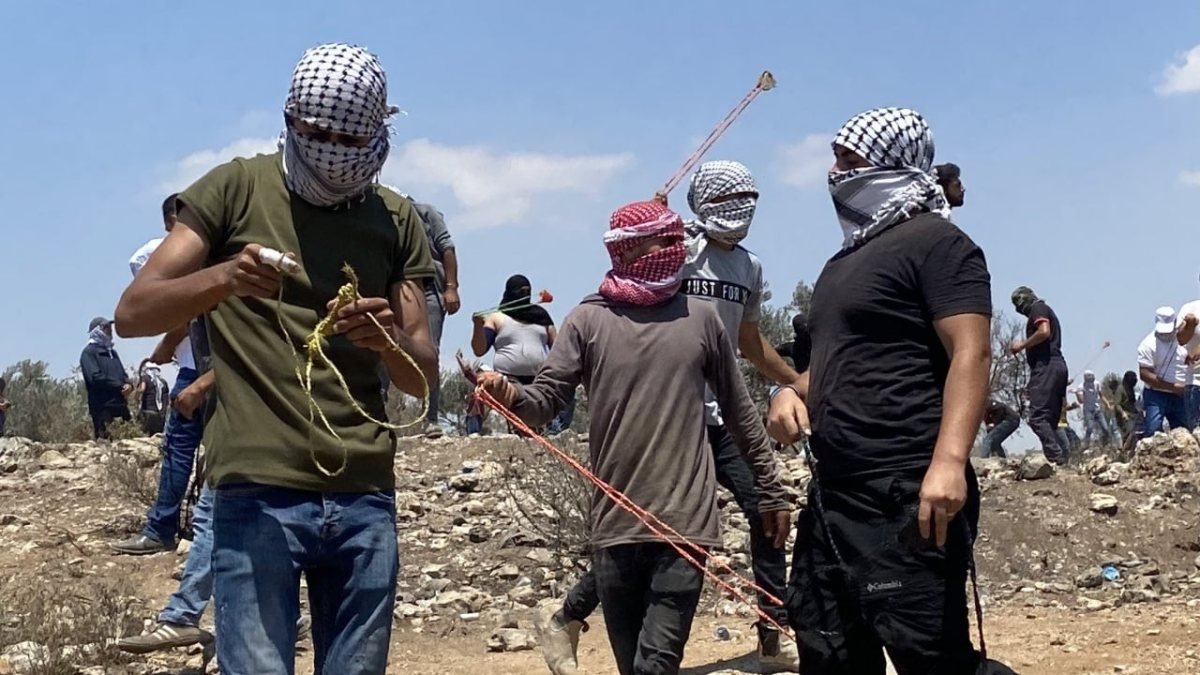 İsrail güçlerinden Nablus'ta Filistinli göstericilere müdahale