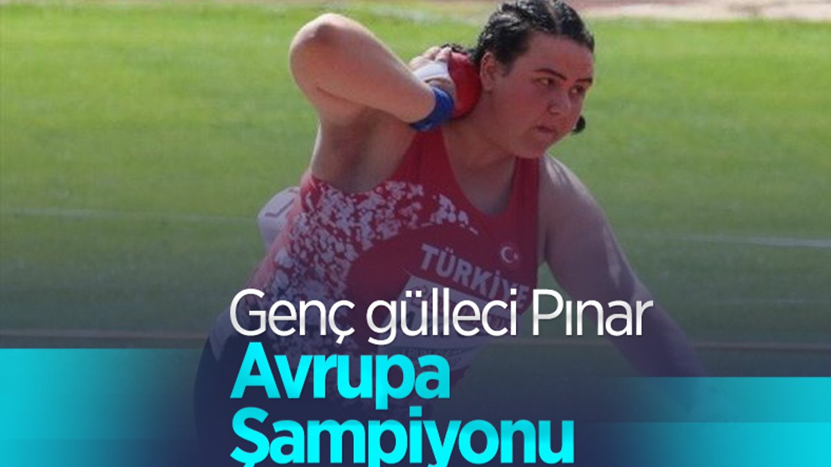 Milli atlet Pınar Akyol, gülle atmada Avrupa Şampiyonu