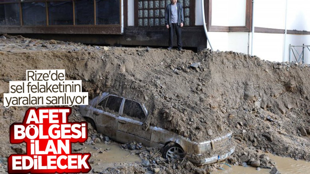 Cumhurbaşkanı Erdoğan: Rize'de selin vurduğu yerler Afet Bölgesi ilan edilecek