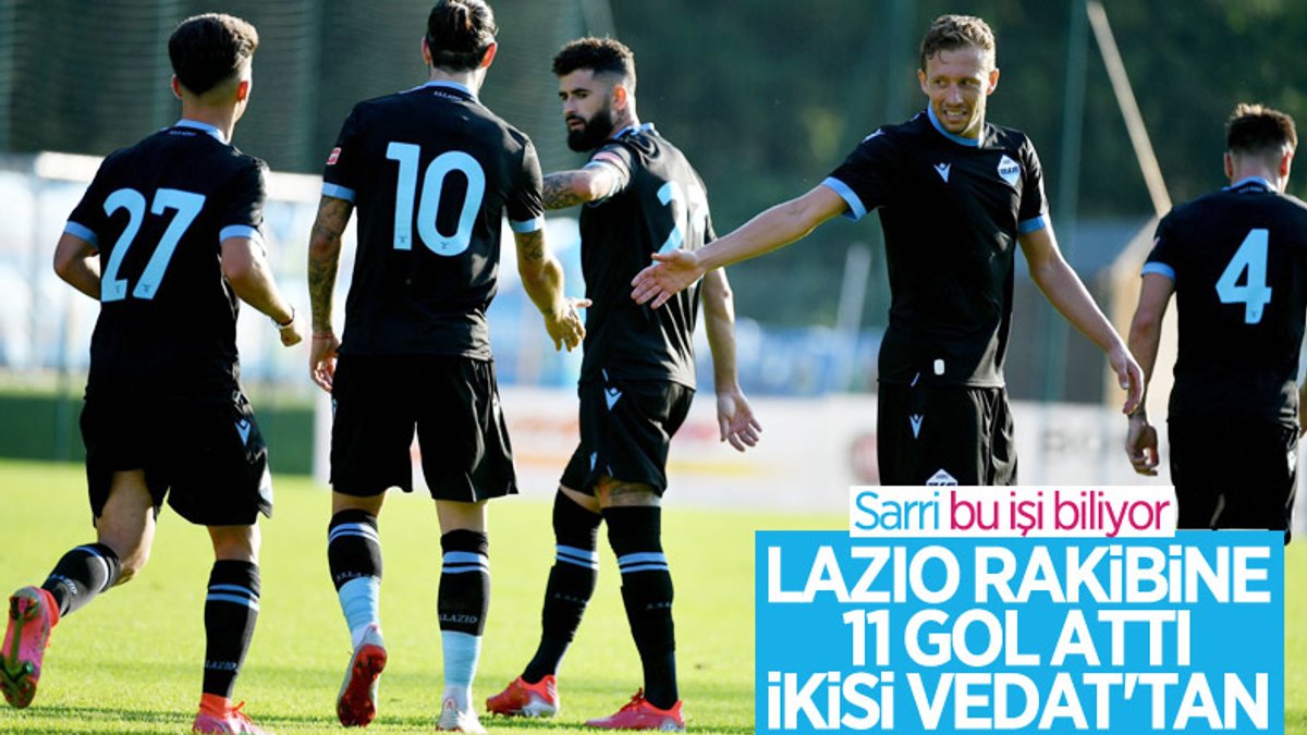 Lazio, hazırlık maçında rakibine 11 gol attı