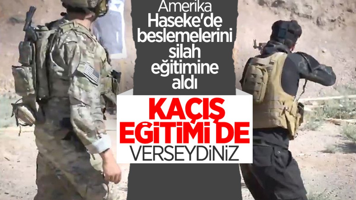 Haseke'de ABD öncülüğünde 400 PKK'lı teröriste silahlı eğitim verildi