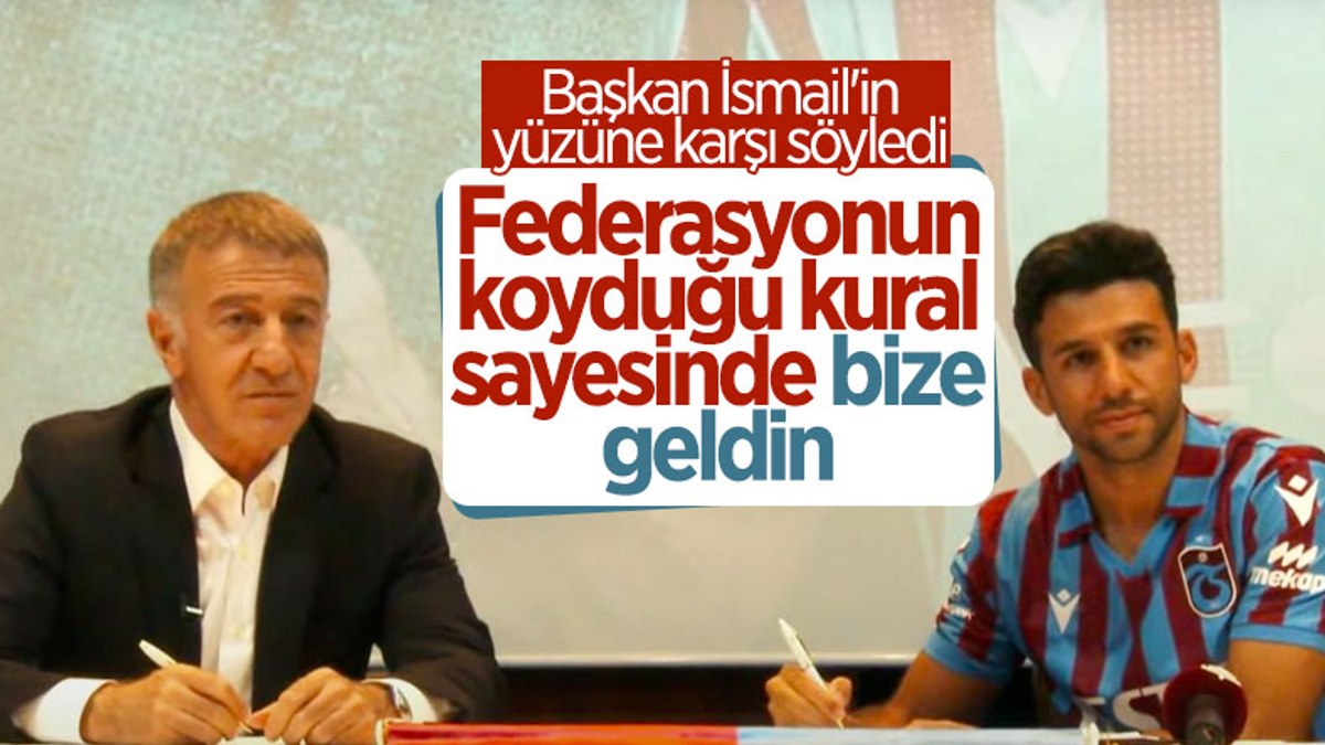 Trabzonspor'da İsmail Köybaşı'ya imza töreni düzenlendi